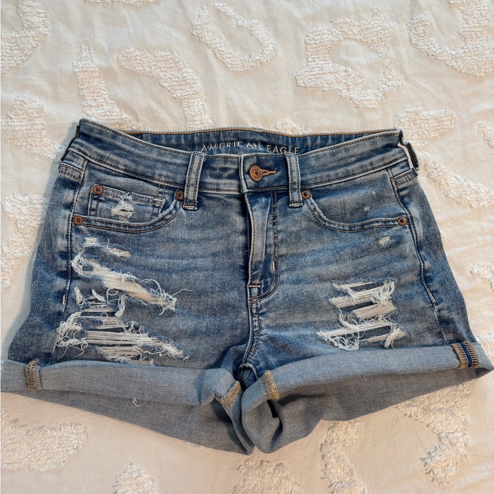 American Eagle Distressed Jean Short